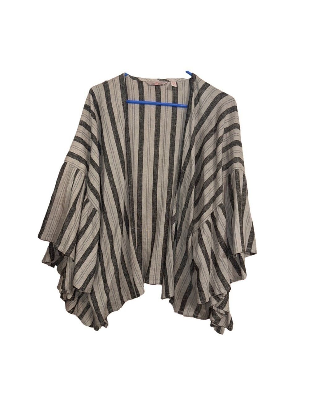 Laurie Felt Linen Blend Open Cardigan - Picture 2 of 5
